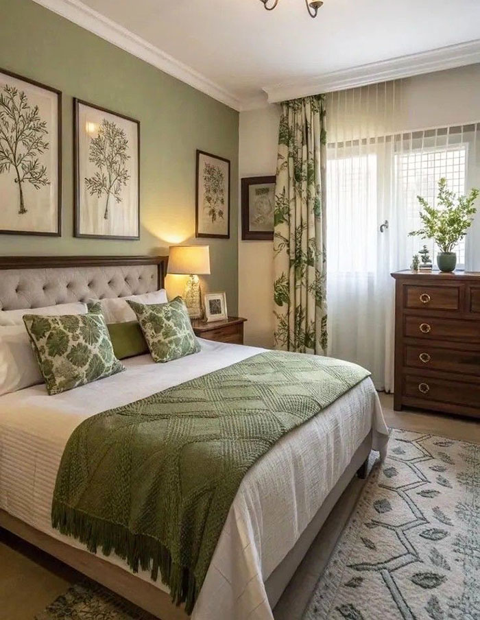 Mệnh Mộc hợp màu xanh lá